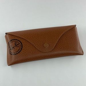 Ray Ban Cognac Brown Leather Sunglasses Case